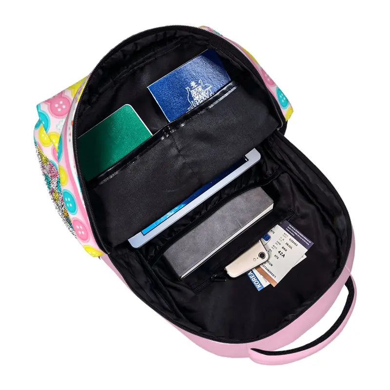 Lalaloopsy Backpack We're Lalaloopsy Netflix Large Laptop Backpack MGA Lalaloopsy Lightweight Backpack Casual Daypack School Bag for Kids Teen Boy Girl