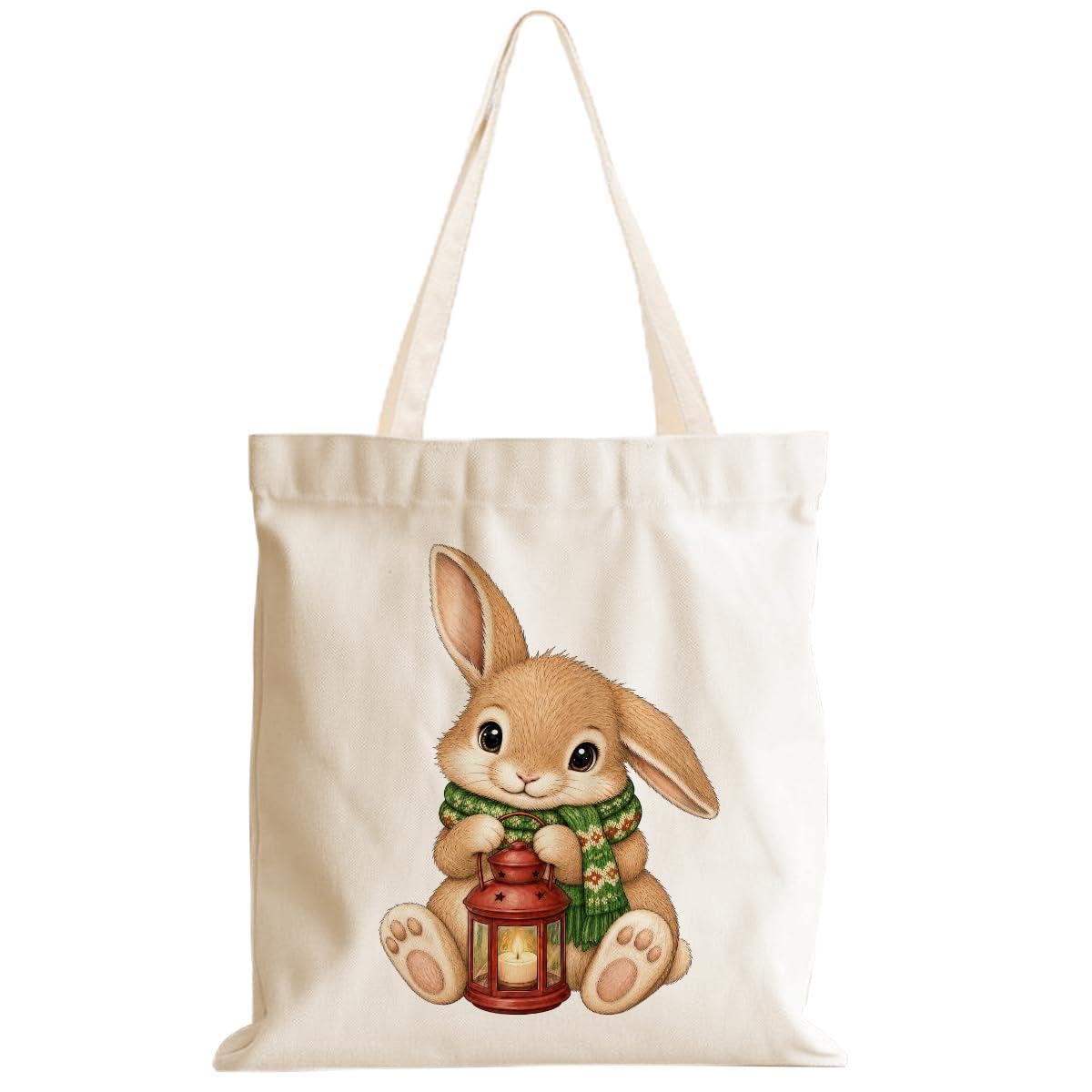 Cartoon Canvas Tote Bag, Gifts for Women Men Birthday Christmas Reusable Tote Shoulder Bag for Grocery Shopping 02