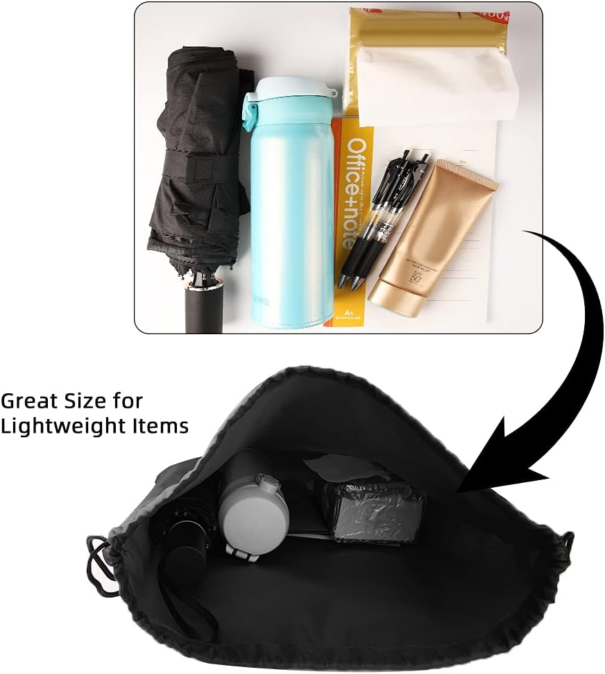 GoodtoU Drawstring Bags Bulk 40 Pack, Drawstring Backpack Cinch Bags for Kids & Adults, Lightweight Nylon String Backpacks for School Gym Travel Party Favors Goodie Bags Events Party Favors & Homeless