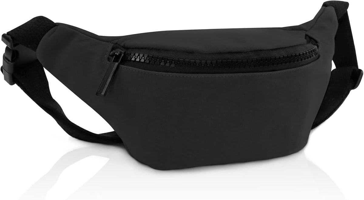 Kids Fanny Pack, Adjustable Crossbody Waist Bag for Boy Girl, Black