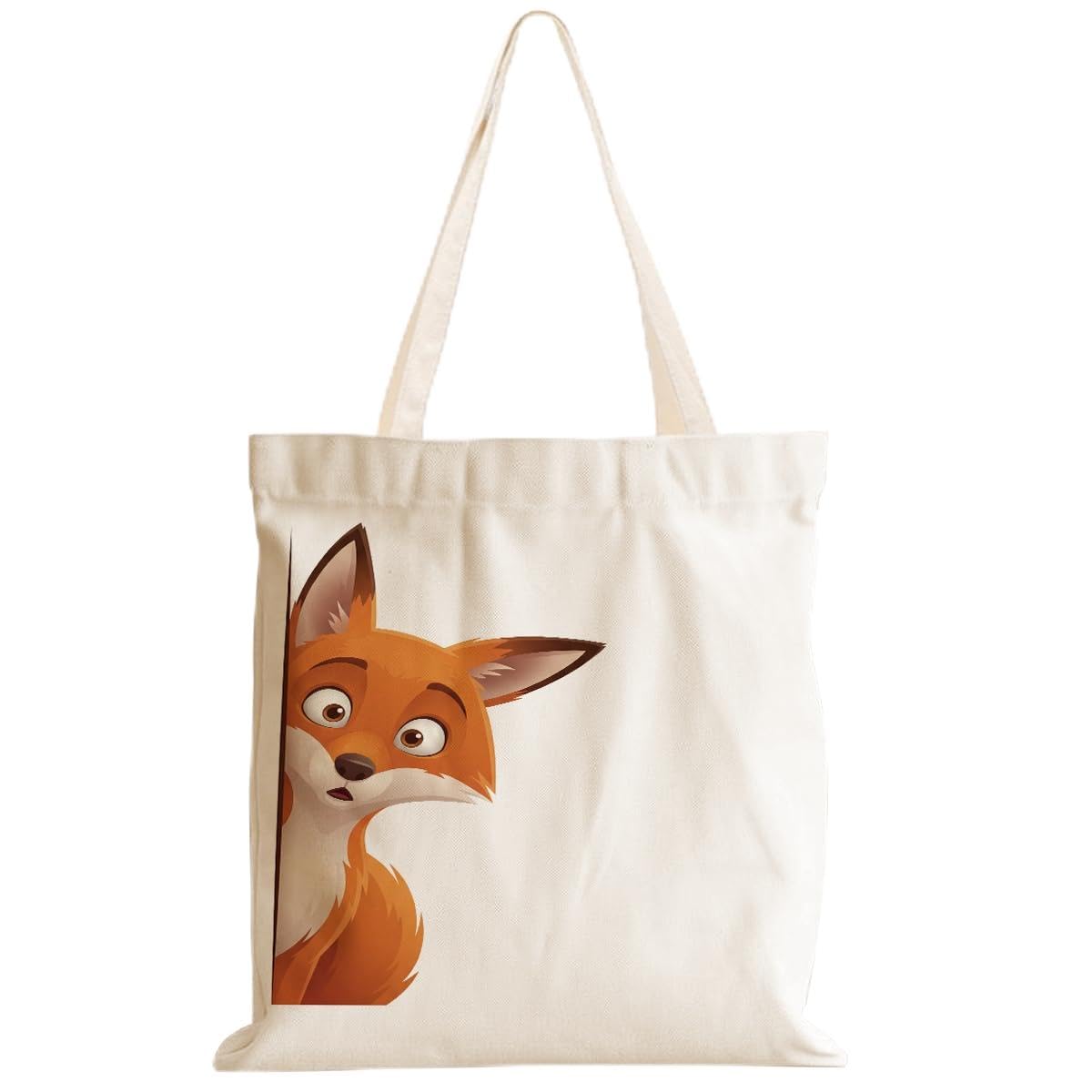 Cartoon Canvas Tote Bag, Gifts for Women Men Birthday Christmas Reusable Tote Shoulder Bag for Grocery Shopping 02