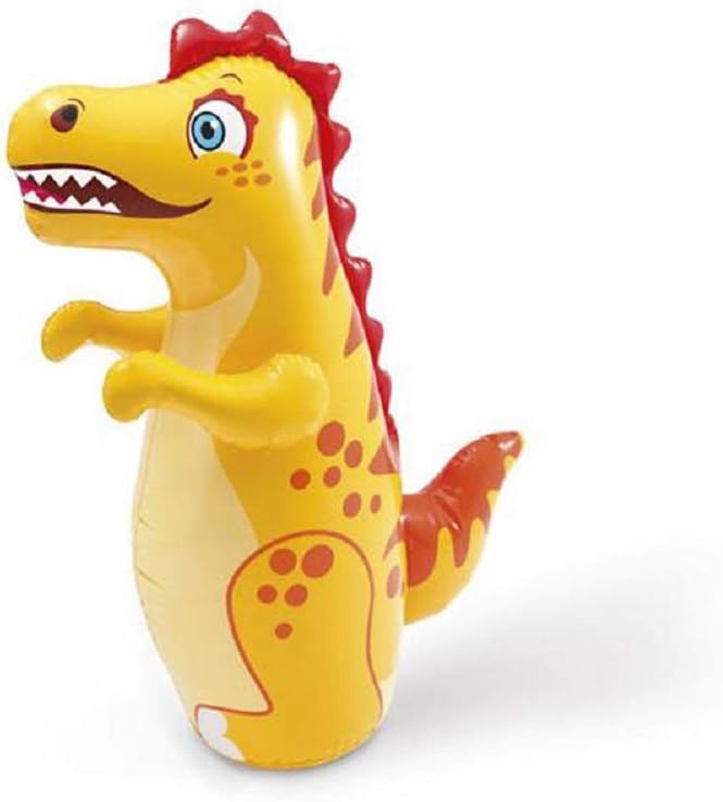 INTEX 3D Bop Bag Blow Up Inflatable Tiger, Dinosaur & Dolphin. (Package will include any 1 item)