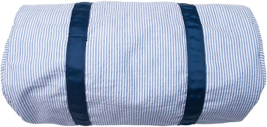 Seersucker Kids Duffle Bag, Overnight Weekender Bag for Toddler Boys & Girls