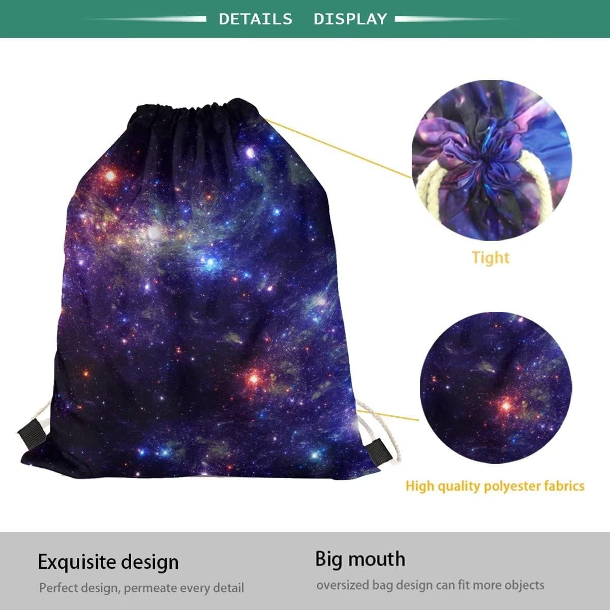 Upetstory Sunflower Giraffe Drawstring Backpack Cinch Sackpack for Women Medium Gym Bag Lightweight Draw String Bag Sports Yoga Rucksack Swim Travel Day Pack