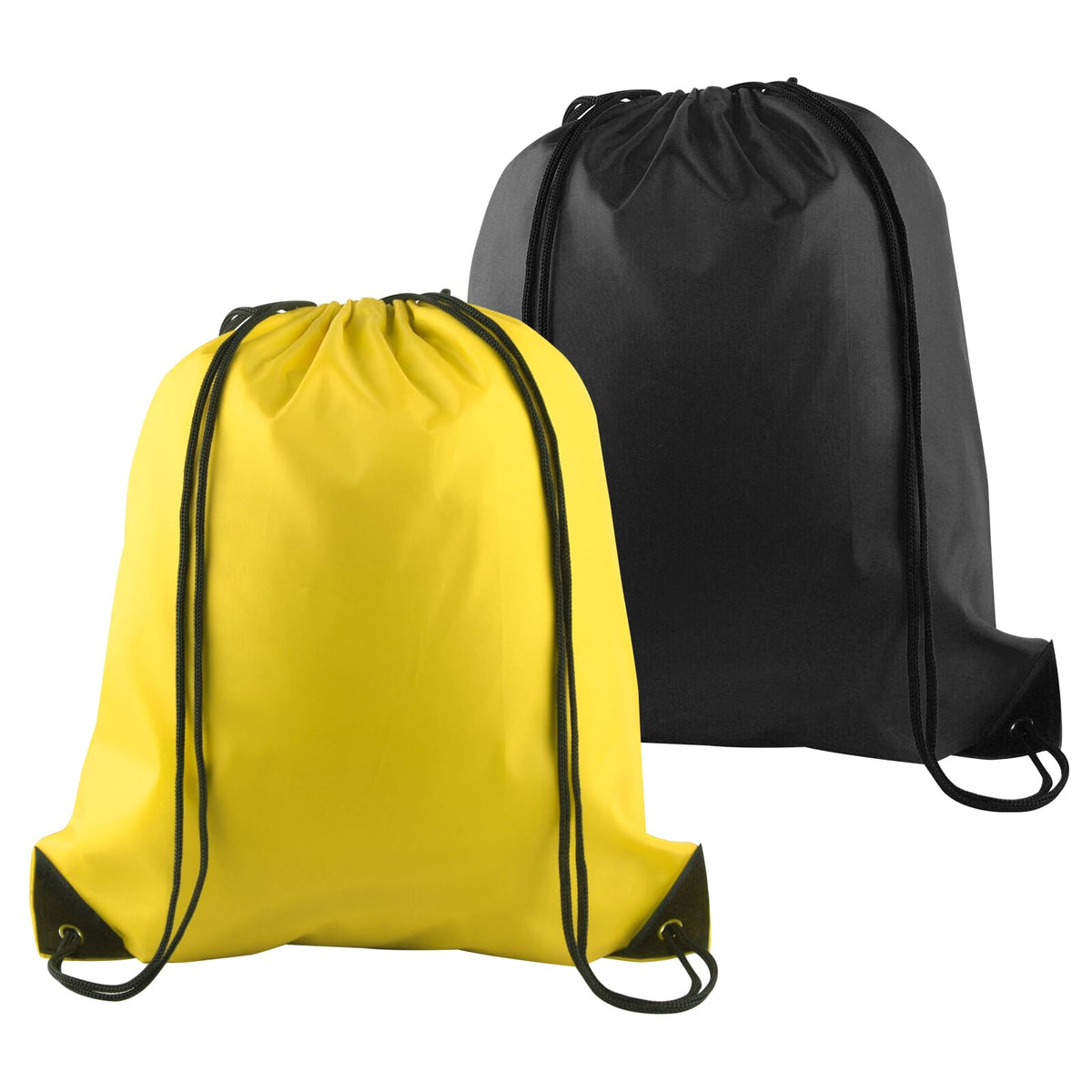 PLULON 2Pcs Drawstring Bags Bulk, Drawstring Backpack Pink Red String Backpack Cinch Sack Sport Gym Backpack Bags for Yoga Traveling Outdoor Sports