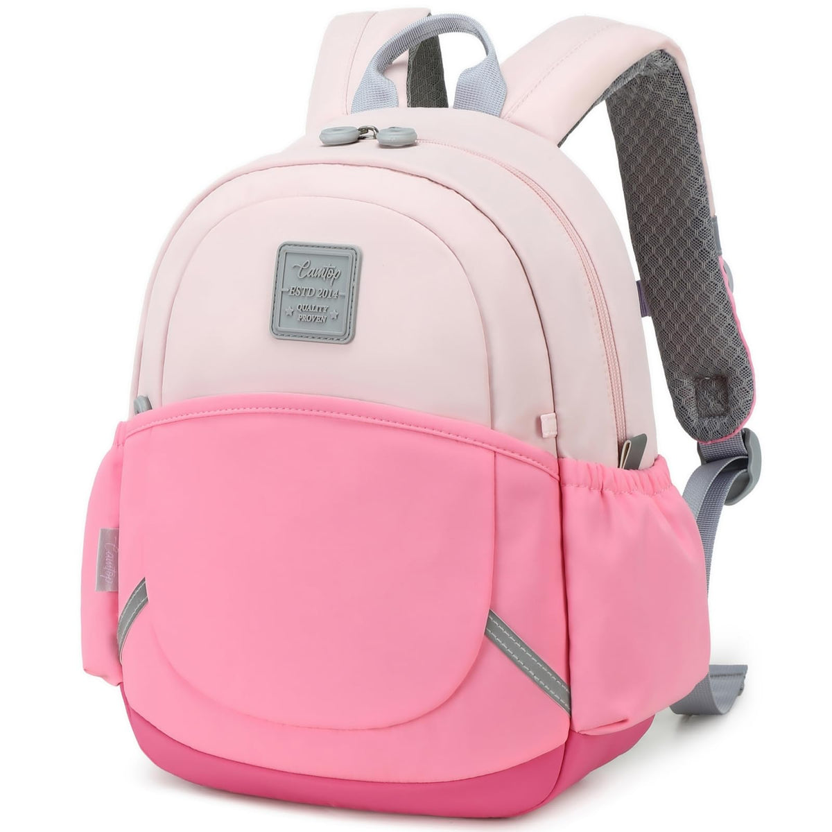 CAMTOP Toddler Backpack for Boys Girls 2-4, 12" H Kids Backpacks for Kindergarten Preschool, Small Bookbag for Daycare Travel (Black, 12''- Not fit A4 folder)