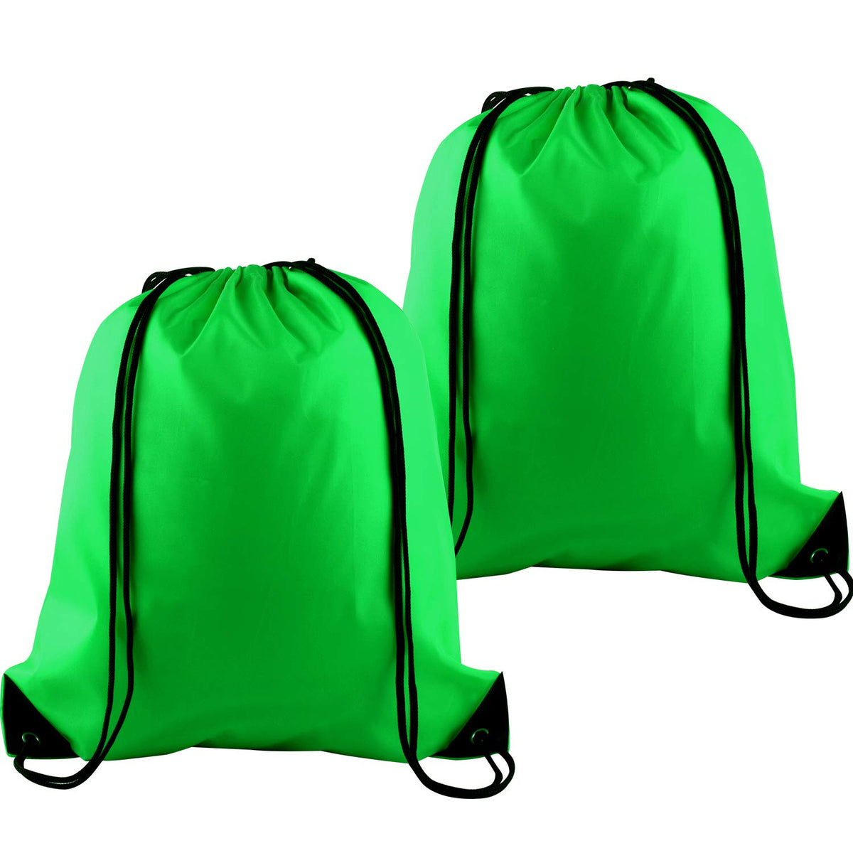 PLULON 2Pcs Drawstring Bags Bulk, Drawstring Backpack Pink Red String Backpack Cinch Sack Sport Gym Backpack Bags for Yoga Traveling Outdoor Sports