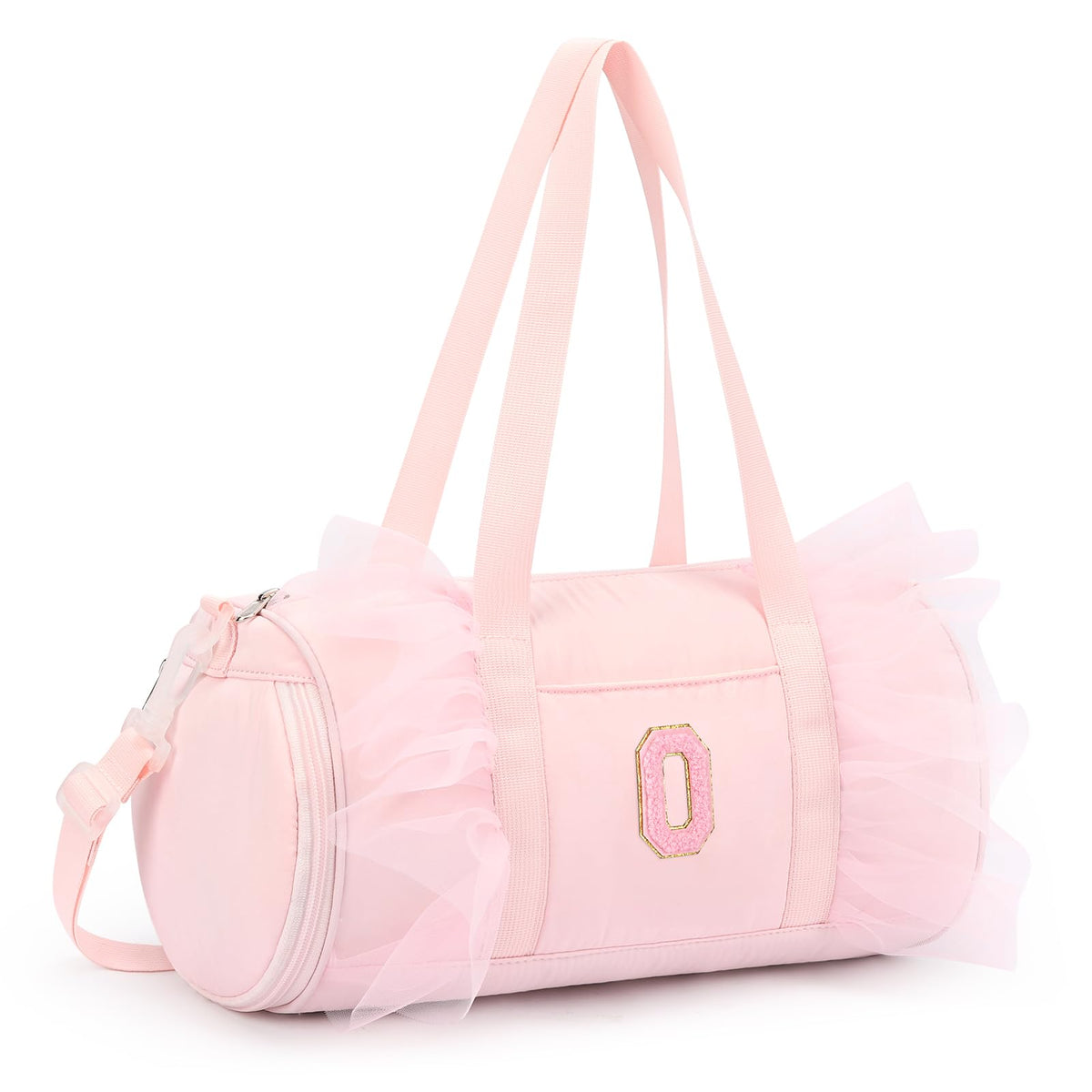 mibasies Ballet Dance Bag for Girls 4-6, Personalized Letter A Pink Gift