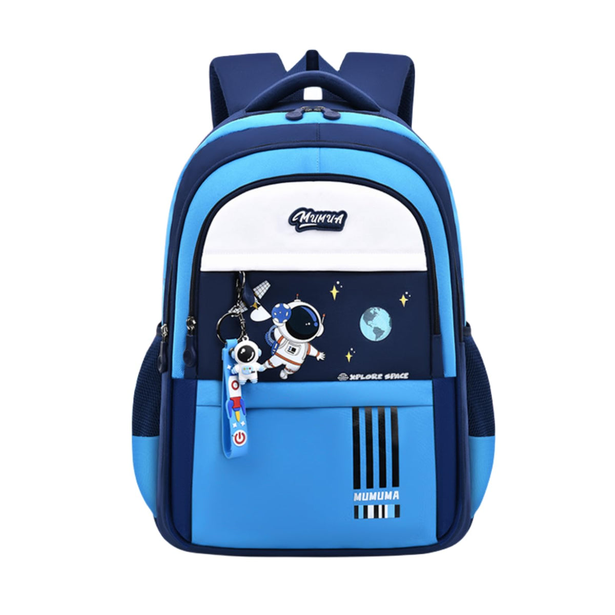 MITOWERMI Astronaut-space Backpack for Boys-Girls Elementary Middle School Bookbag Backpack for Girls Kids Lightweight Back Pack Blue-green