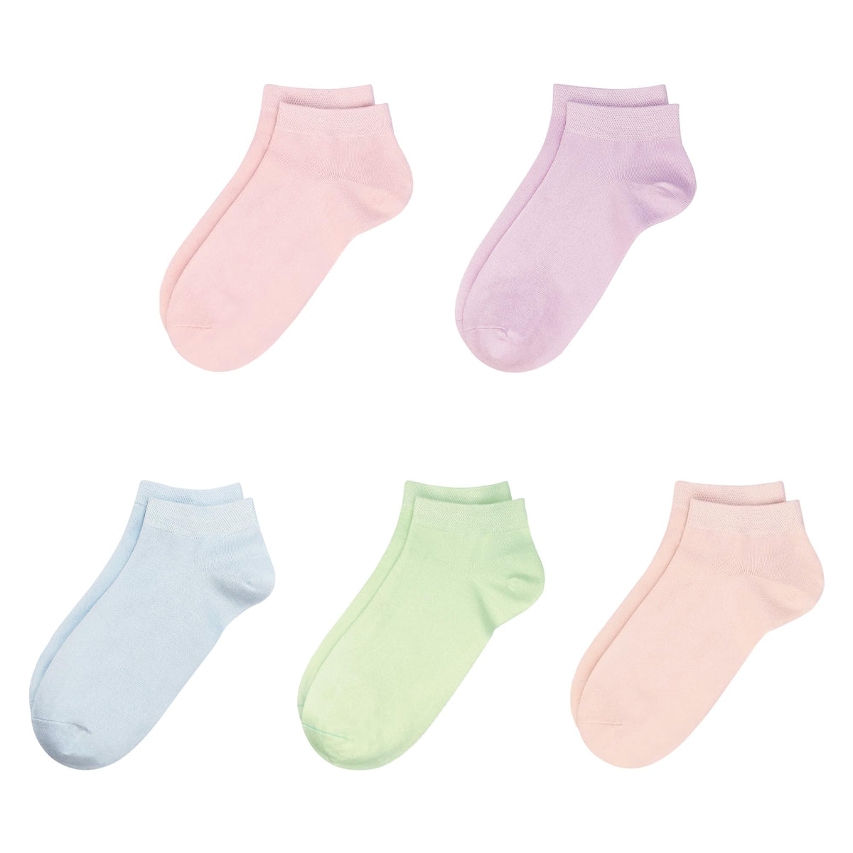 SERISIMPLE Viscose Bamboo School Socks Ankle Super Soft Kids Socks Stretch Cuffs Athletic Socks Odor Anti-odor 5 Pairs