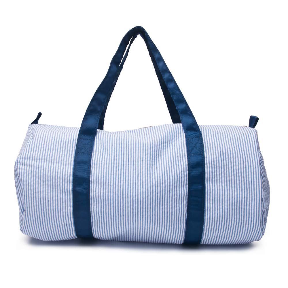 Seersucker Kids Duffle Bag, Overnight Weekender Bag for Toddler Boys & Girls