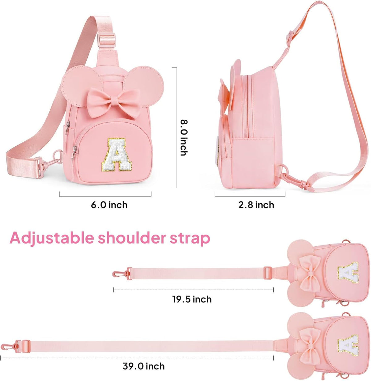 Birthday Gifts for 2 3 4 5 6 7 8 Year Old Girls Kids Purse, Pink R