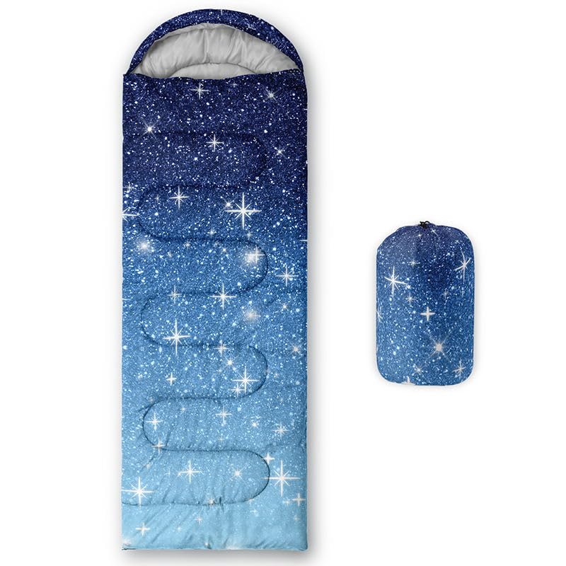 Kids Sleeping Bag for Boys Girls,3D Basketball Print-Lightweight Warm Portable Outdoor Indoor-Waterproof Cold Weather Resistant Sleeping Bag for Camping Hiking