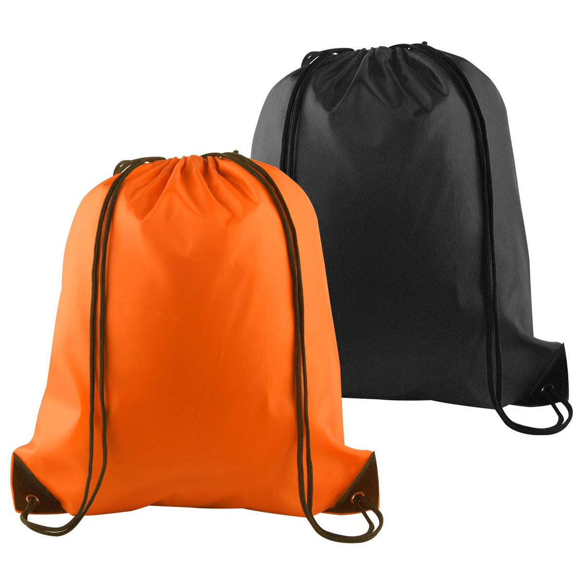 PLULON 2Pcs Drawstring Bags Bulk, Drawstring Backpack Pink Red String Backpack Cinch Sack Sport Gym Backpack Bags for Yoga Traveling Outdoor Sports