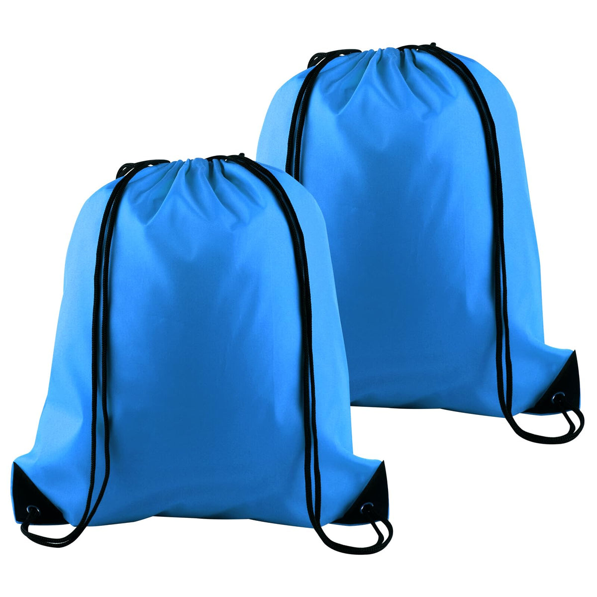 PLULON 2Pcs Drawstring Bags Bulk, Drawstring Backpack Pink Red String Backpack Cinch Sack Sport Gym Backpack Bags for Yoga Traveling Outdoor Sports