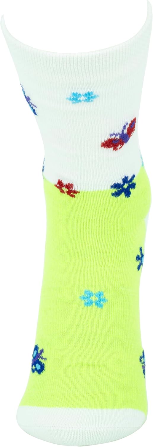Gelante 12-Pack Girl Children Toddler Kids Cute Cotton Crew Novelty Socks