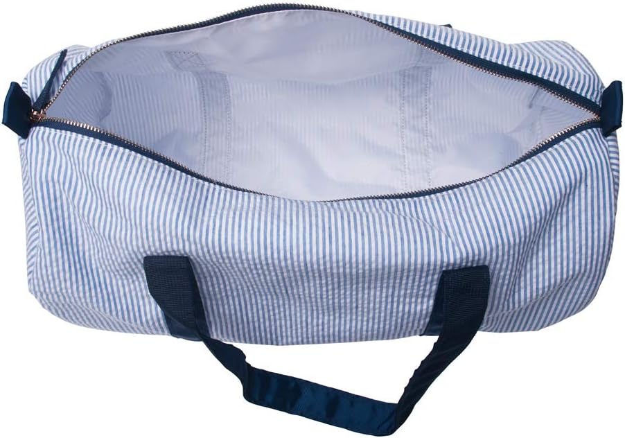 Seersucker Kids Duffle Bag, Overnight Weekender Bag for Toddler Boys & Girls