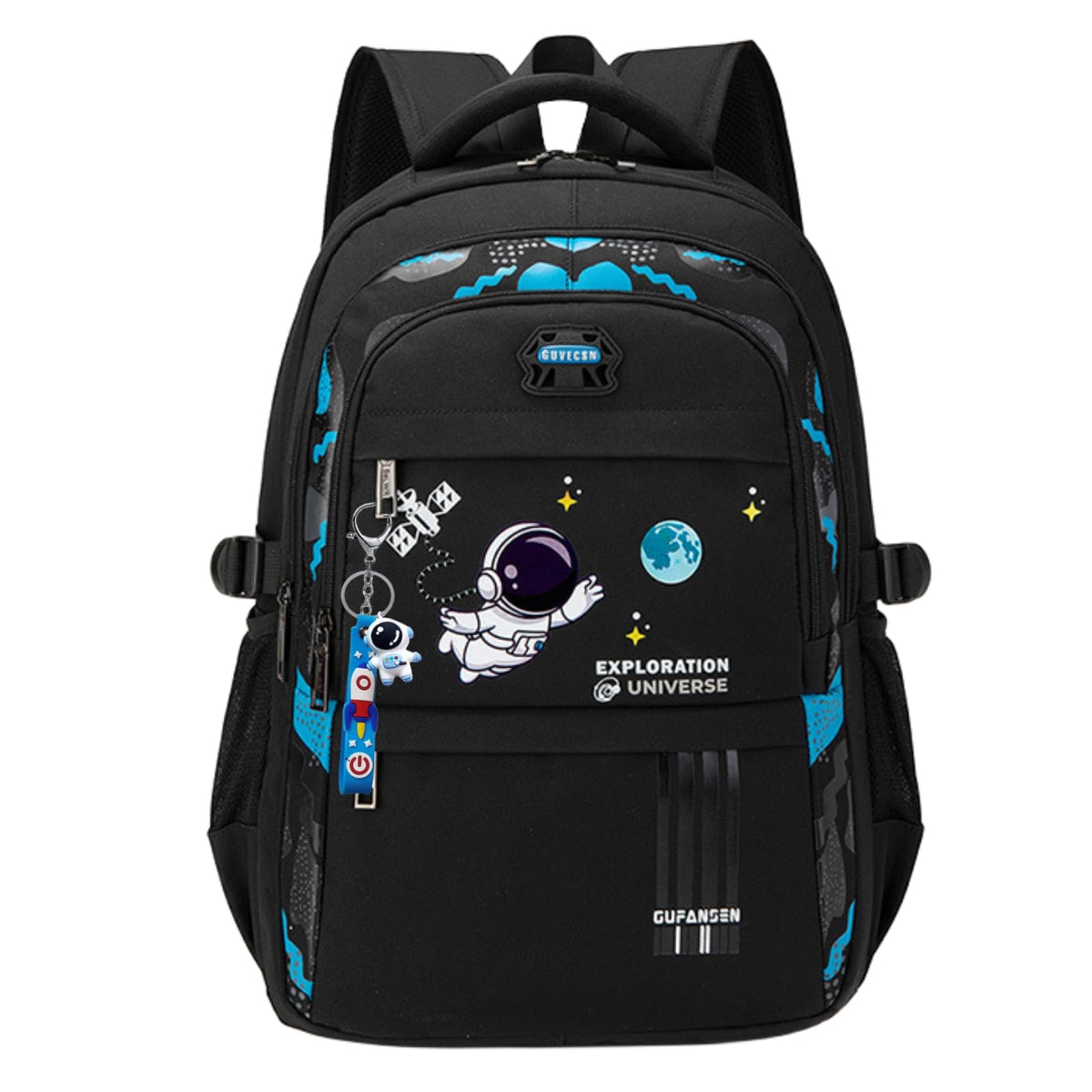 MITOWERMI Astronaut-space Backpack for Boys-Girls Elementary Middle School Bookbag Backpack for Girls Kids Lightweight Back Pack Blue-green