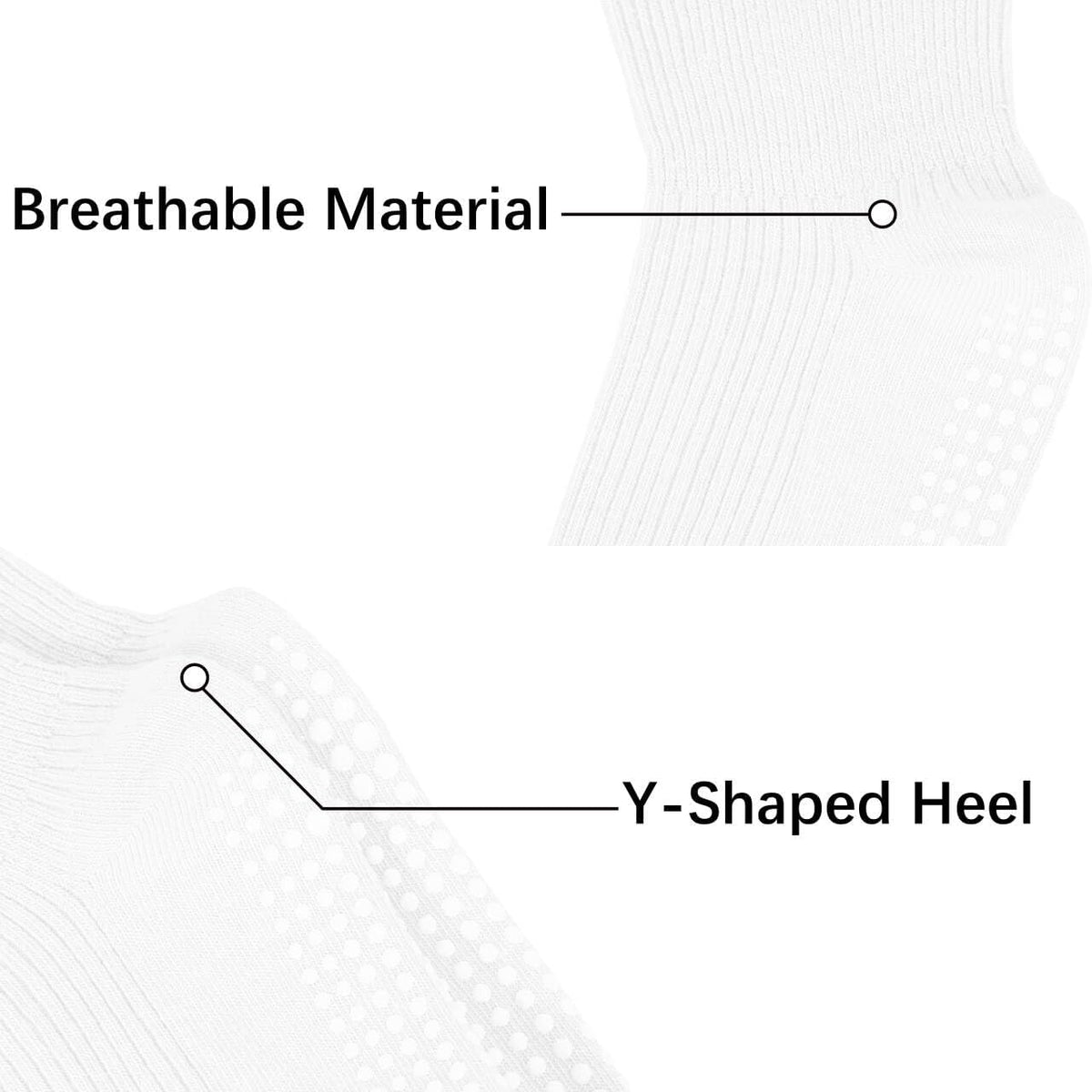 Girls Ruffle Socks Non-Slip Ankle Socks with Grips