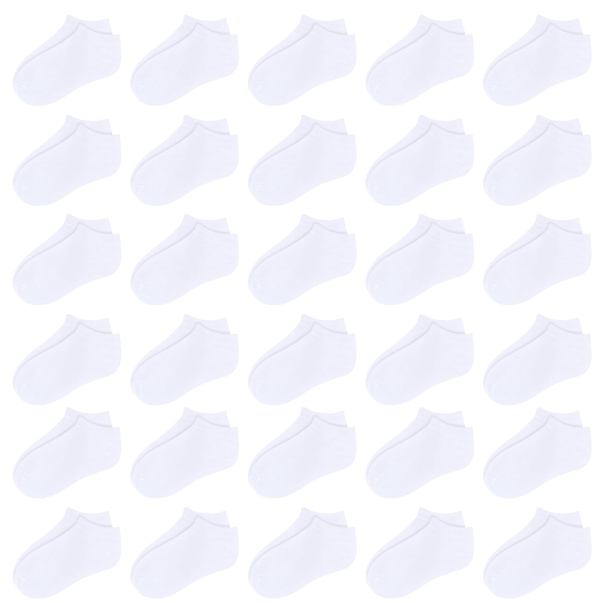 Toddler Socks 30 Pairs Kids Low Cut Socks 1-14 Years