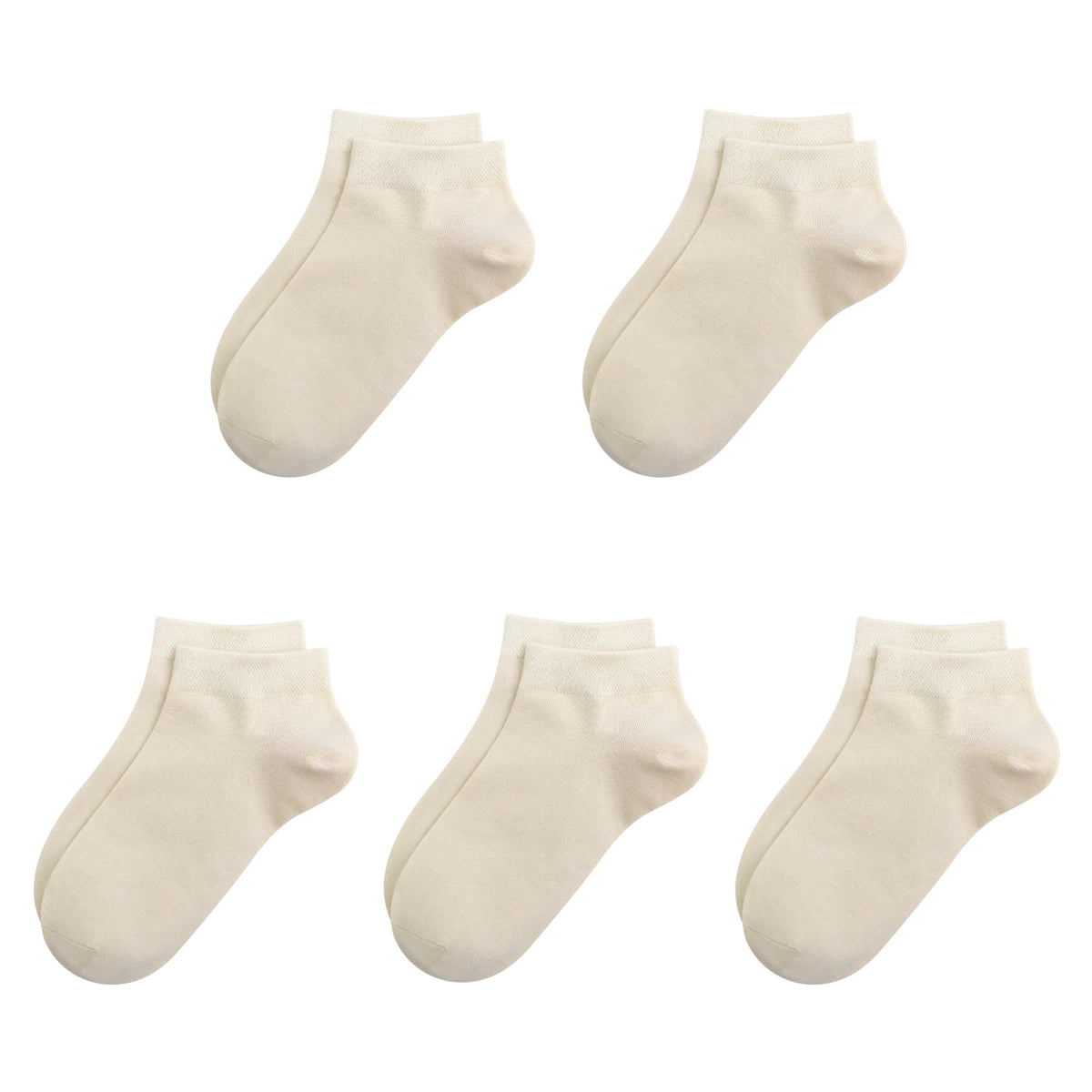 SERISIMPLE Viscose Bamboo School Socks Ankle Super Soft Kids Socks Stretch Cuffs Athletic Socks Odor Anti-odor 5 Pairs