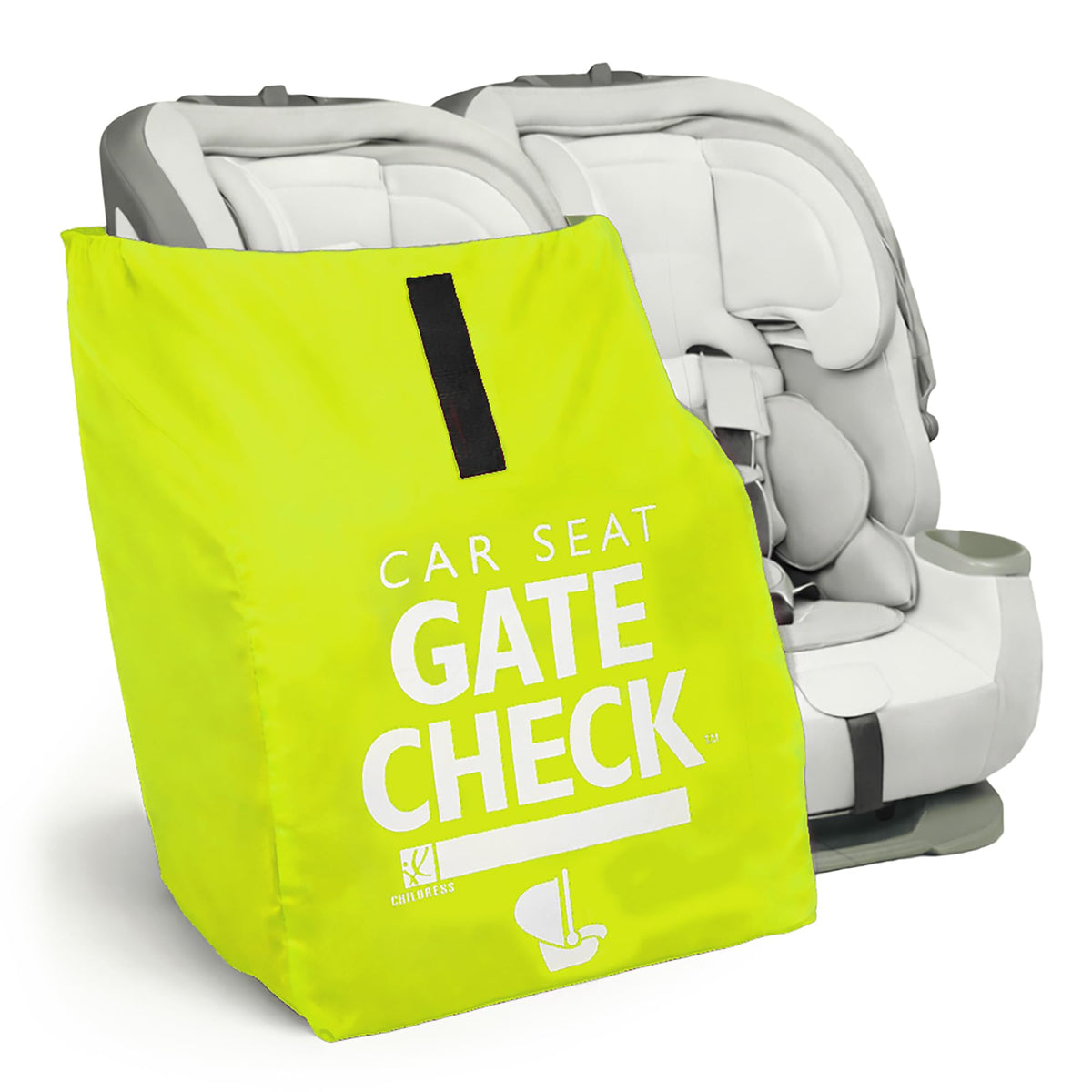 J.L. Childress Gate Check Travel Bag for Car Seats & Infant Carriers, Red