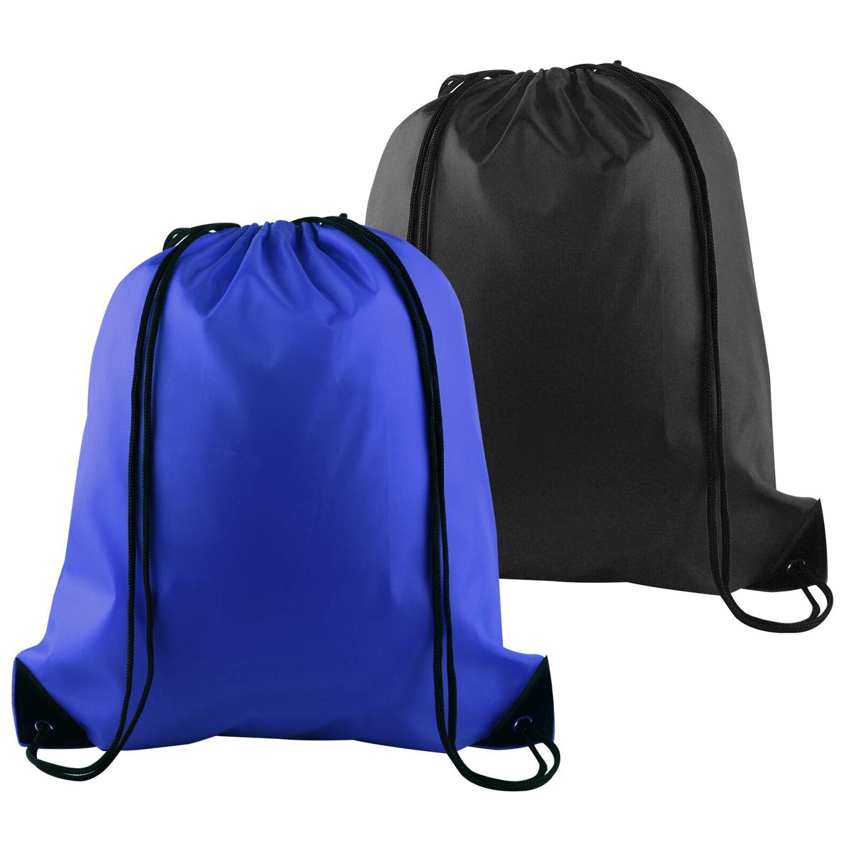 PLULON 2Pcs Drawstring Bags Bulk, Drawstring Backpack Pink Red String Backpack Cinch Sack Sport Gym Backpack Bags for Yoga Traveling Outdoor Sports
