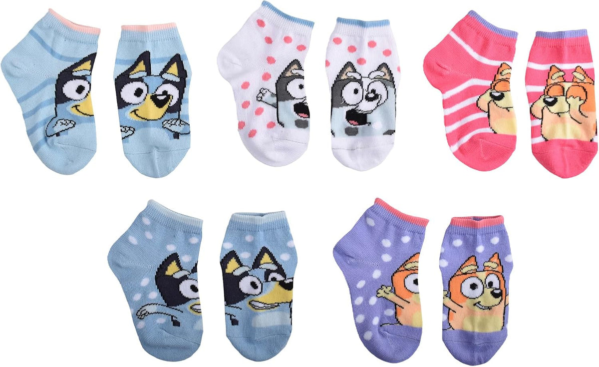 Bluey 5PK CHEER SHORTIE SOCKS