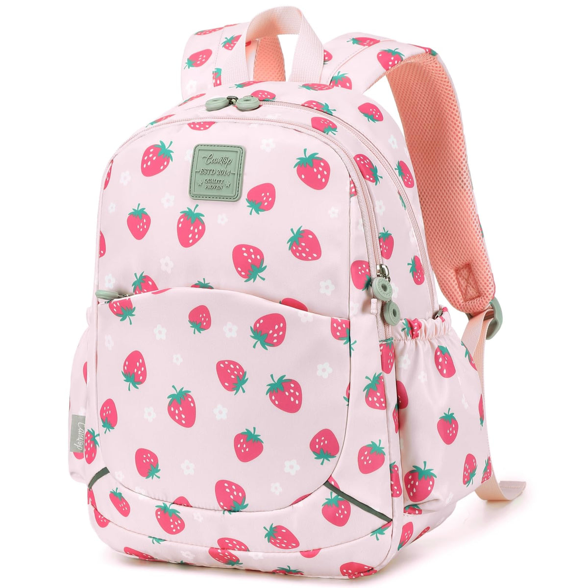 CAMTOP Toddler Backpack for Boys Girls 2-4, 12" H Kids Backpacks for Kindergarten Preschool, Small Bookbag for Daycare Travel (Black, 12''- Not fit A4 folder)