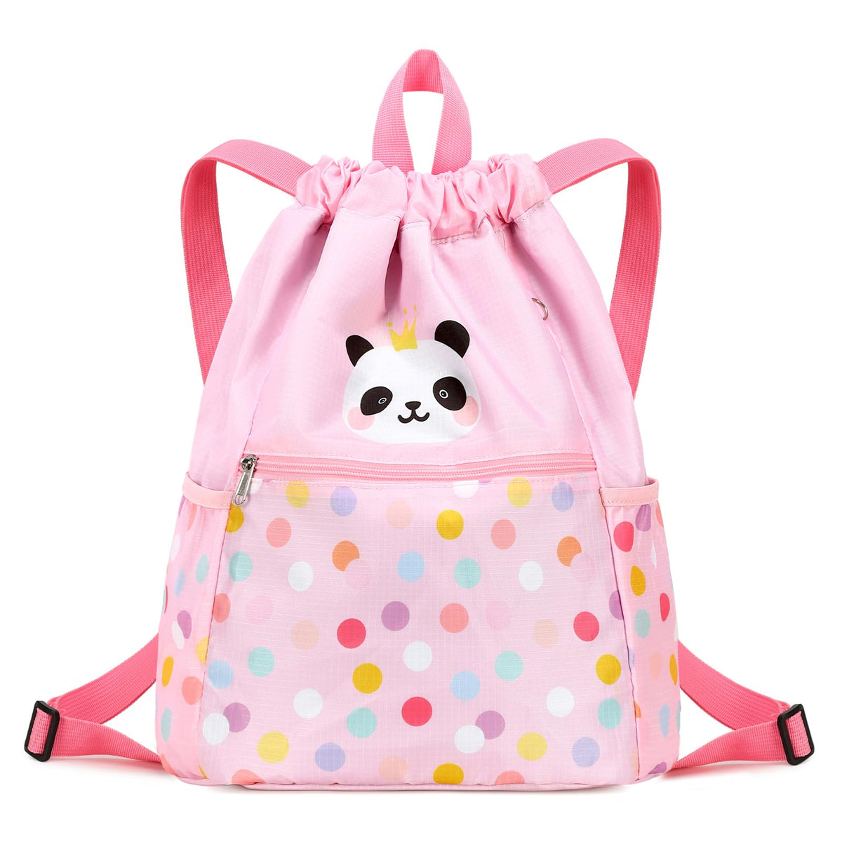 Children Boy Girl Ocean Shark Print Drawstring Backpack Outdoor Casaul Portable Shoulder Bag Swim Gymsack Sack Pack Dark Blue