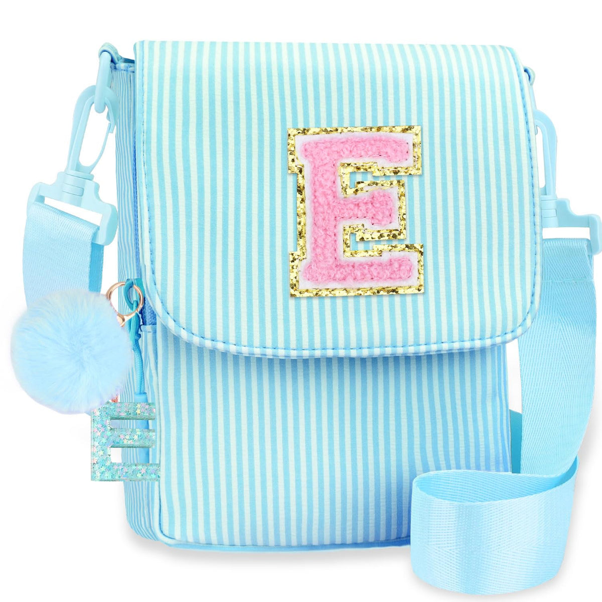 Crossbody Purse for Teen Girls Gifts - Girls Cell Phone Crossbody for Initial Kids Purse with Card Slots Personalized Pink R