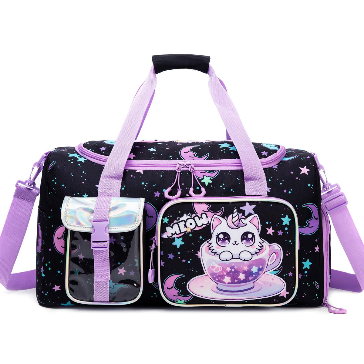 Kids Duffle Bag Boys Overnight Bag for Kids Weekender Travel Bags for Boys Sports Gym Tennis Bags with Shoe Compartment