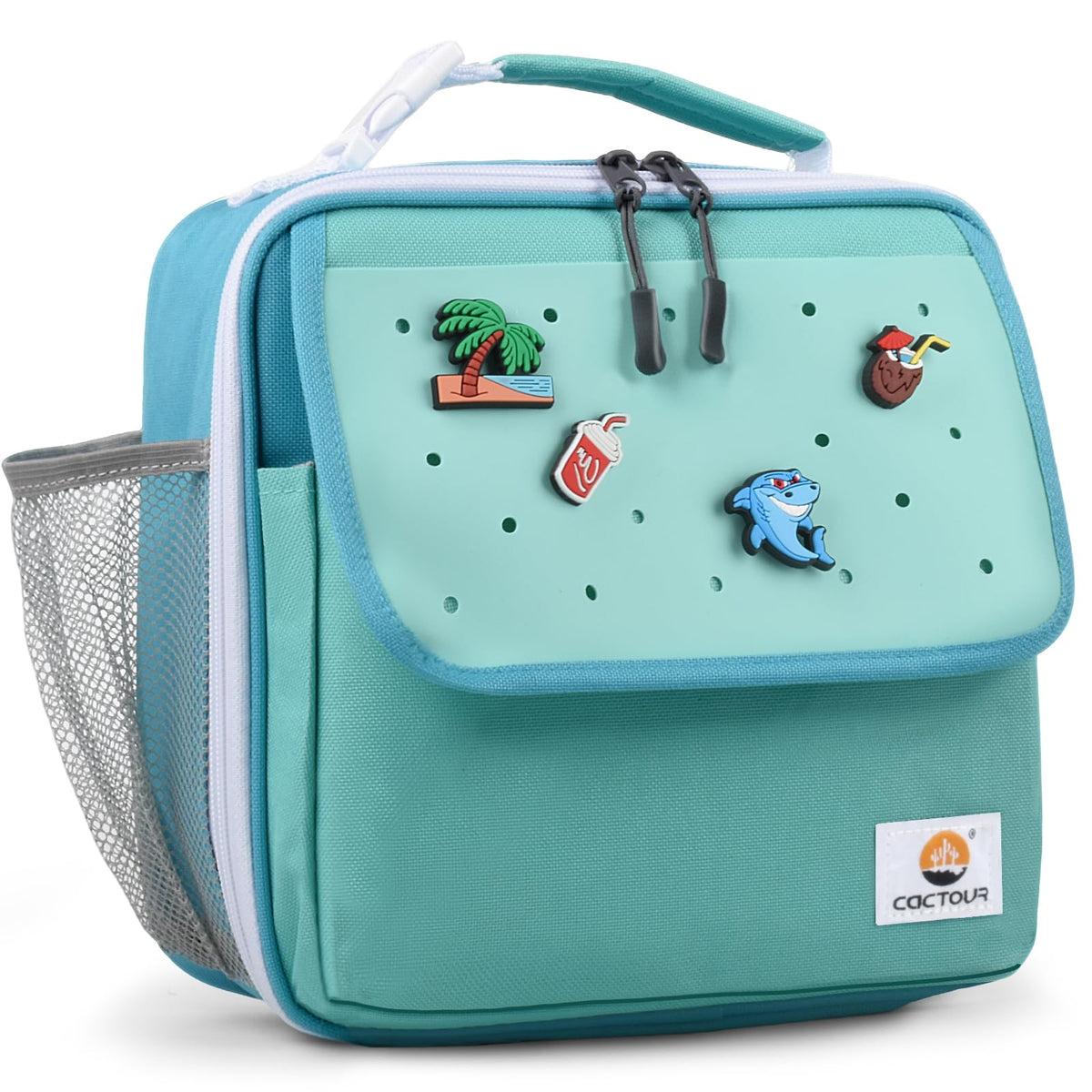 CaCTOUR Lunch Box for Men Women Adult,Premium Insulated Lunch Bag,Portable Small LunchBox for School Work Picnic (Black)