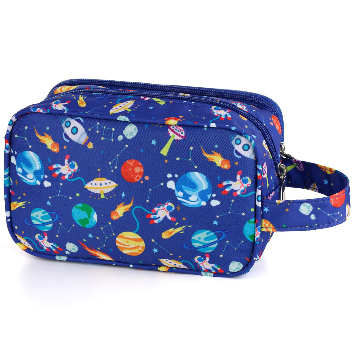 Kids Toiletry Bag for Girls, Travel Toiletry Bag for Little Young Girls Cosmetic Bag Makeup Bag Waterproof Hanging Wash Bag Toddler Toiletries, Candy Pink