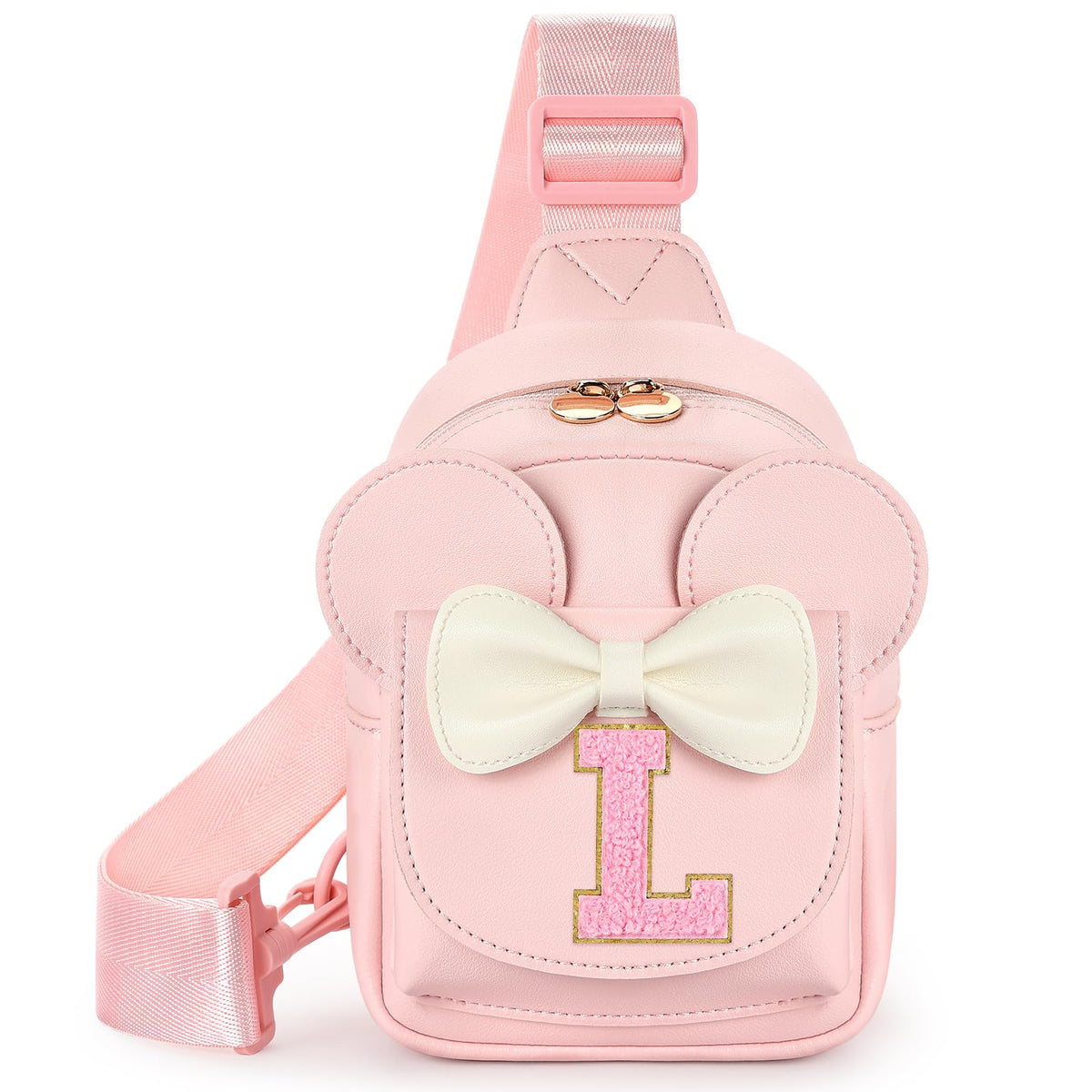 Mibasies Sling Bag for Girls Gift, Toddler Girl Toys, Pink O