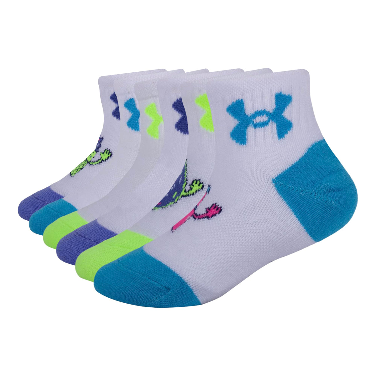 Under Armour girls Multi Pack Quarter Sock