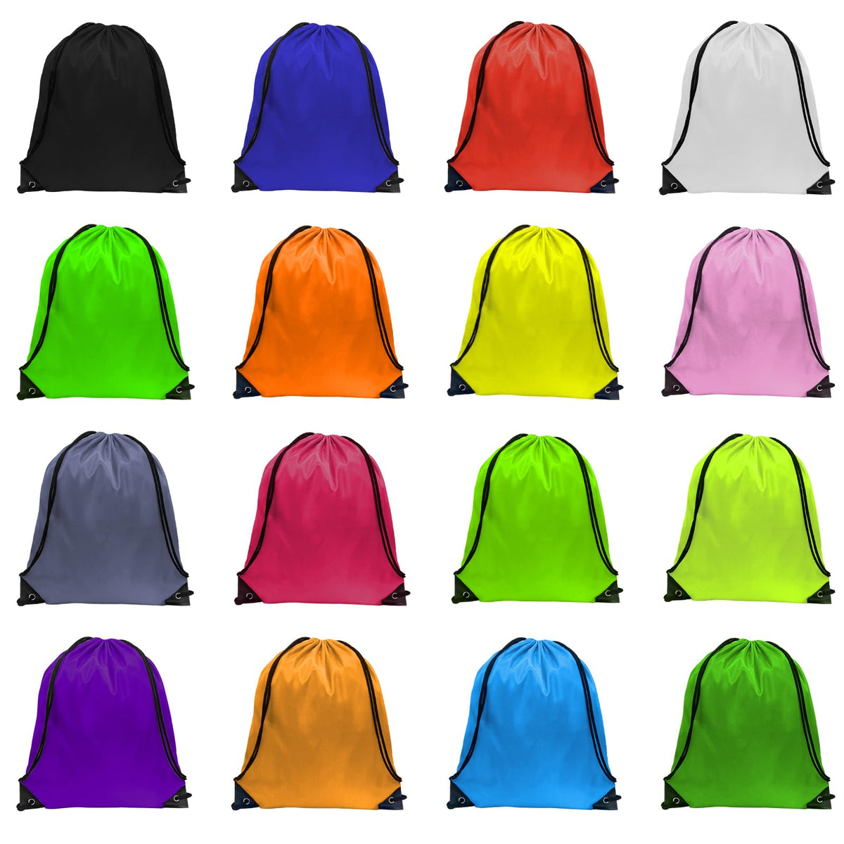 GoodtoU Drawstring Bags Bulk 40 Pack, Drawstring Backpack Cinch Bags for Kids & Adults, Lightweight Nylon String Backpacks for School Gym Travel Party Favors Goodie Bags Events Party Favors & Homeless