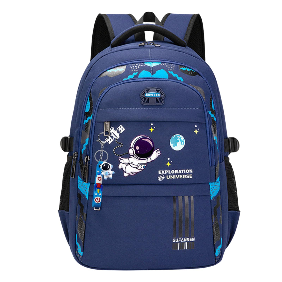 MITOWERMI Astronaut-space Backpack for Boys-Girls Elementary Middle School Bookbag Backpack for Girls Kids Lightweight Back Pack Blue-green