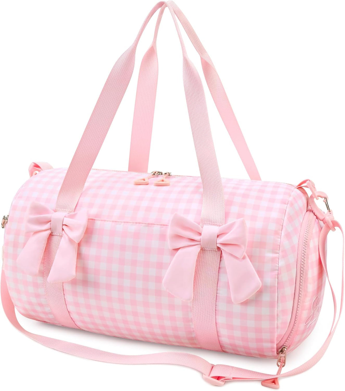 STELLE Girls Dance Bag Gymnastics Duffle Bag with Shoe Compartment(PGH,F)