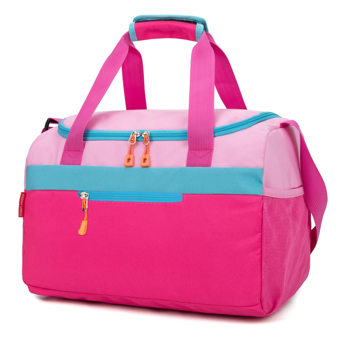 Small Kids Duffle Bag for Boys or Girls, 15"Length,D Blue Green 3
