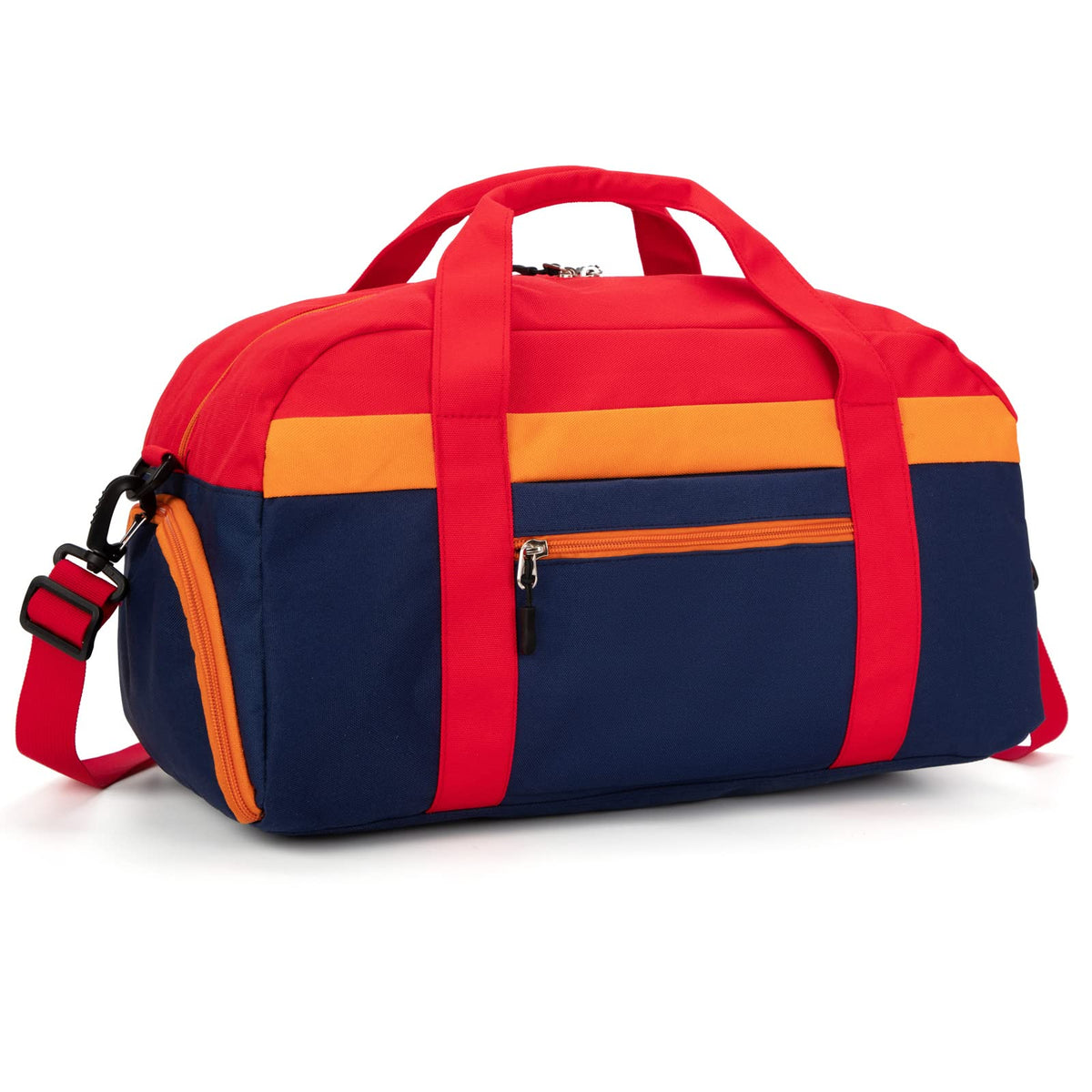 Small Kids Duffle Bag for Boys or Girls, 18" Length, Blue Green