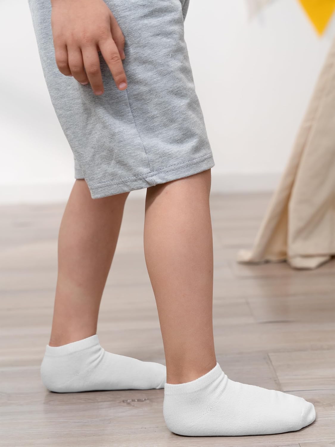 Cooraby 15 Pack Kids' Half Cushion Low Cut Athletic Ankle Socks Boys Girls Ankle Socks