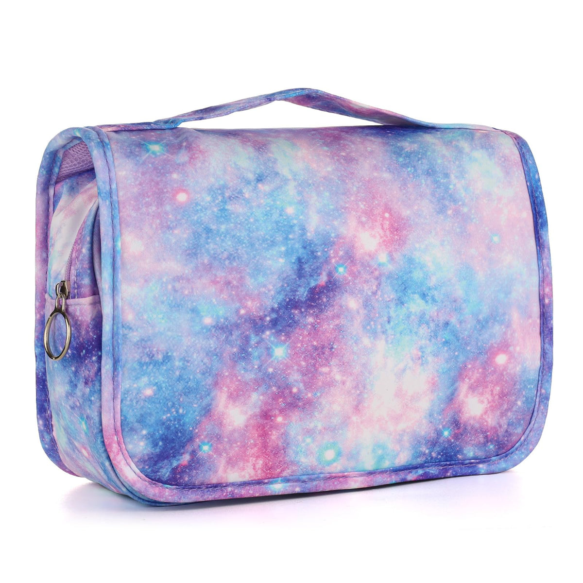 Kids Hanging Toiletry Bag for Girls, Travel Toiletry Bag for Little Young Girls Cosmetic Makeup Waterproof Wash Bag Toddler Traveling Toiletries, Unicorn Purple