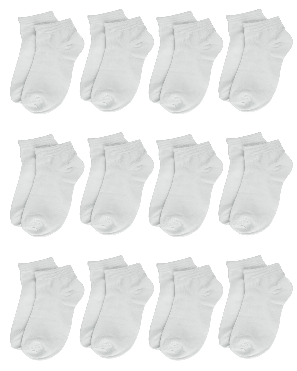 Gelante 12 Pairs Girl Children Toddler Kids Cotton Ankle Socks