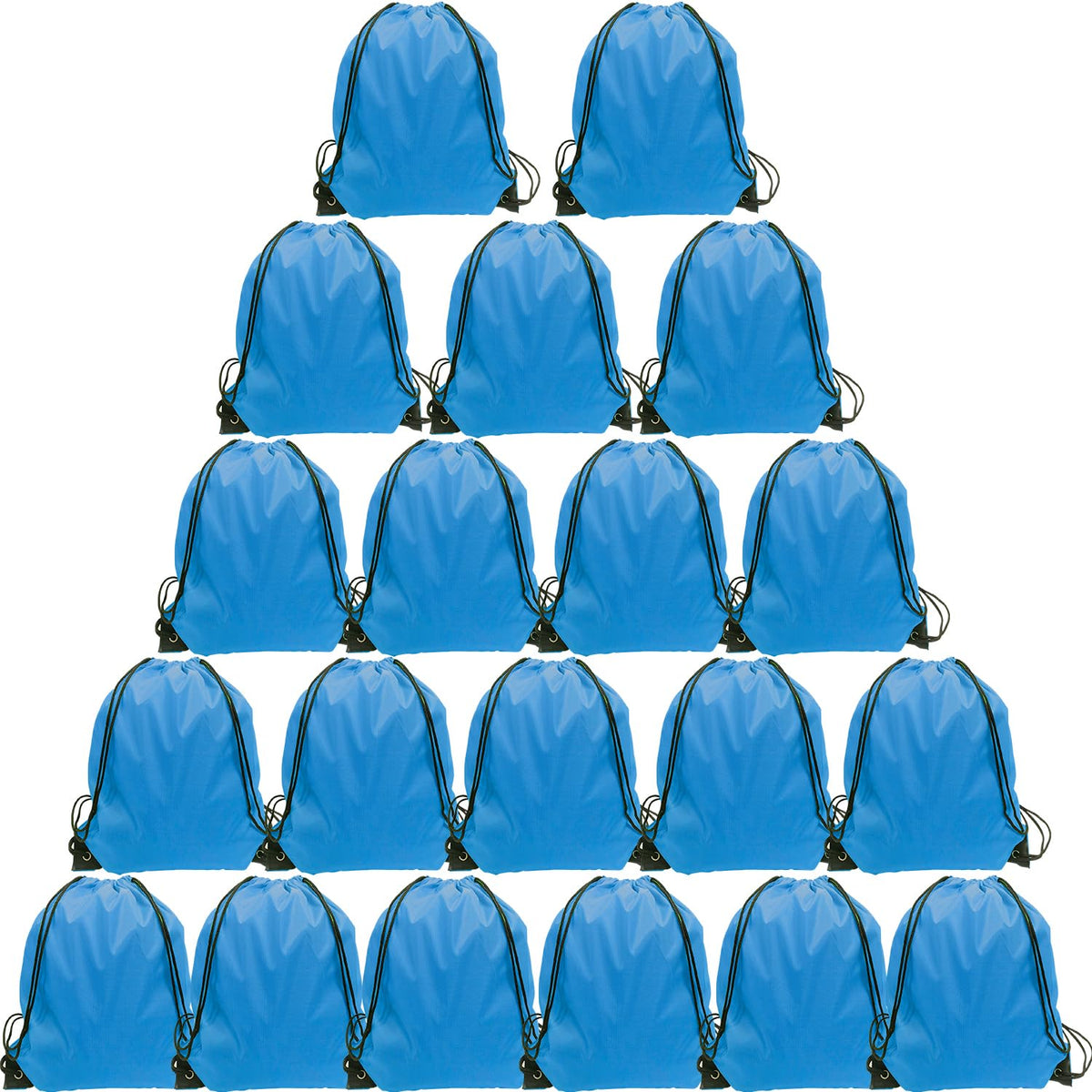 GoodtoU Drawstring Bags Bulk 40 Pack, Drawstring Backpack Cinch Bags for Kids & Adults, Lightweight Nylon String Backpacks for School Gym Travel Party Favors Goodie Bags Events Party Favors & Homeless