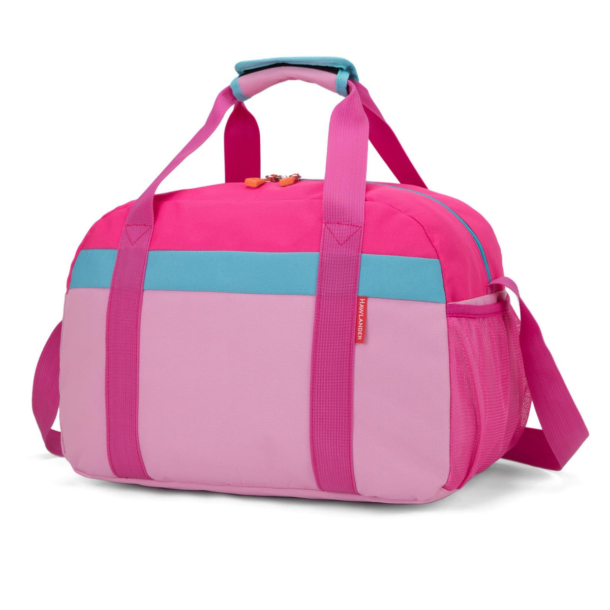 Small Kids Duffle Bag for Boys or Girls, 15"Length,D Blue Green 3