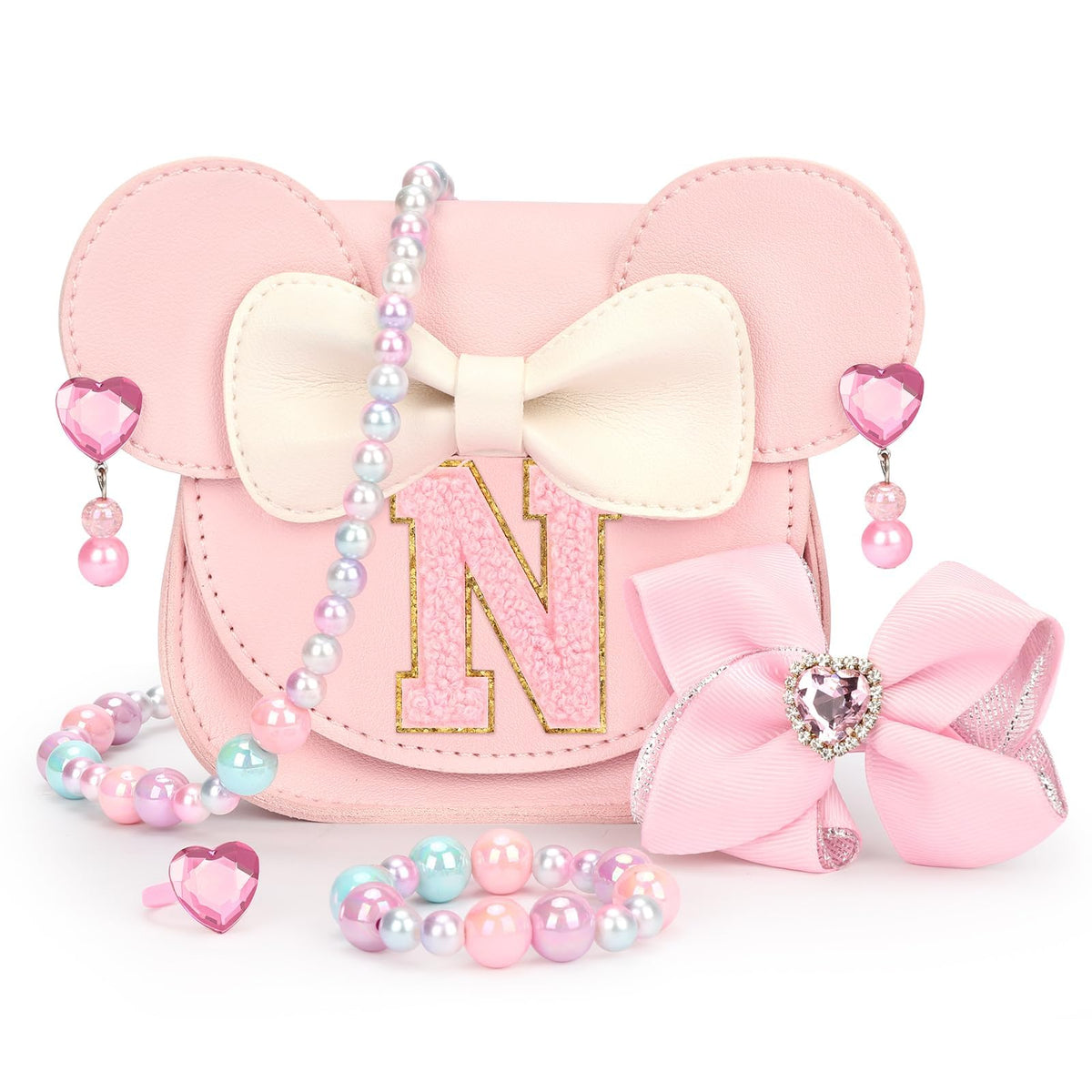 mibasies Toddler Purse Gifts for Girls: 3 Year Old Girl Gifts, Girl Toys Purse Set