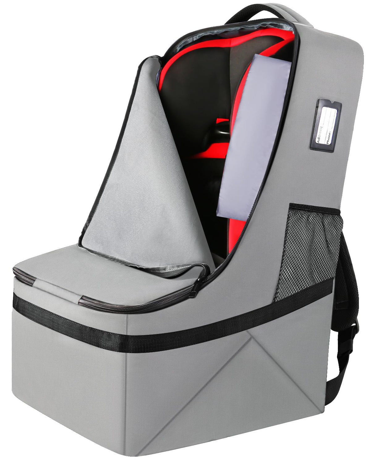 YOREPEK Padded Car Seat Travel Bag Backpack, Toddler Travel Essentials
