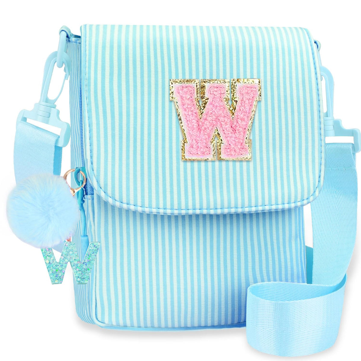 Crossbody Purse for Teen Girls Gifts - Girls Cell Phone Crossbody for Initial Kids Purse with Card Slots Personalized Pink R