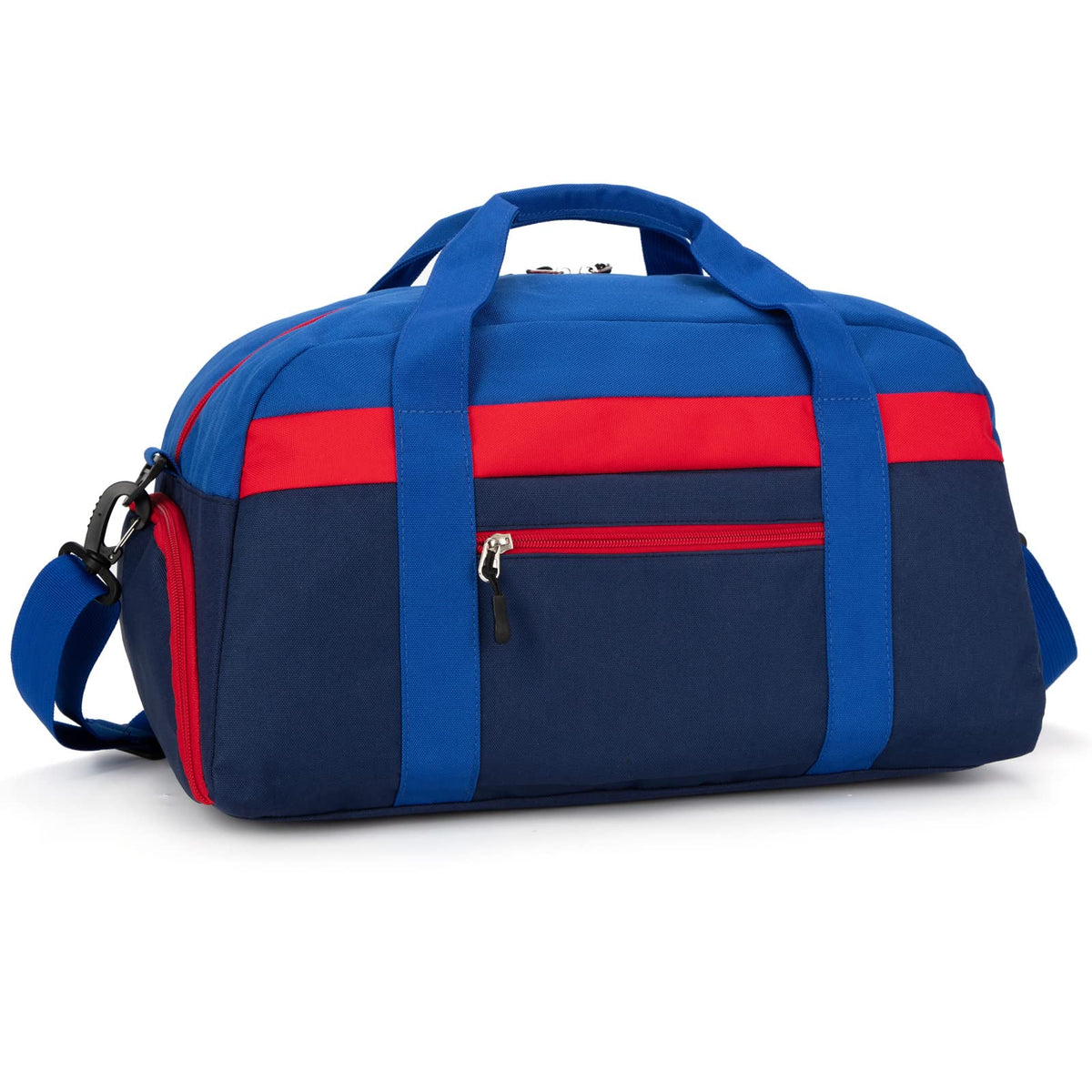 Small Kids Duffle Bag for Boys or Girls, 18" Length, Blue Green